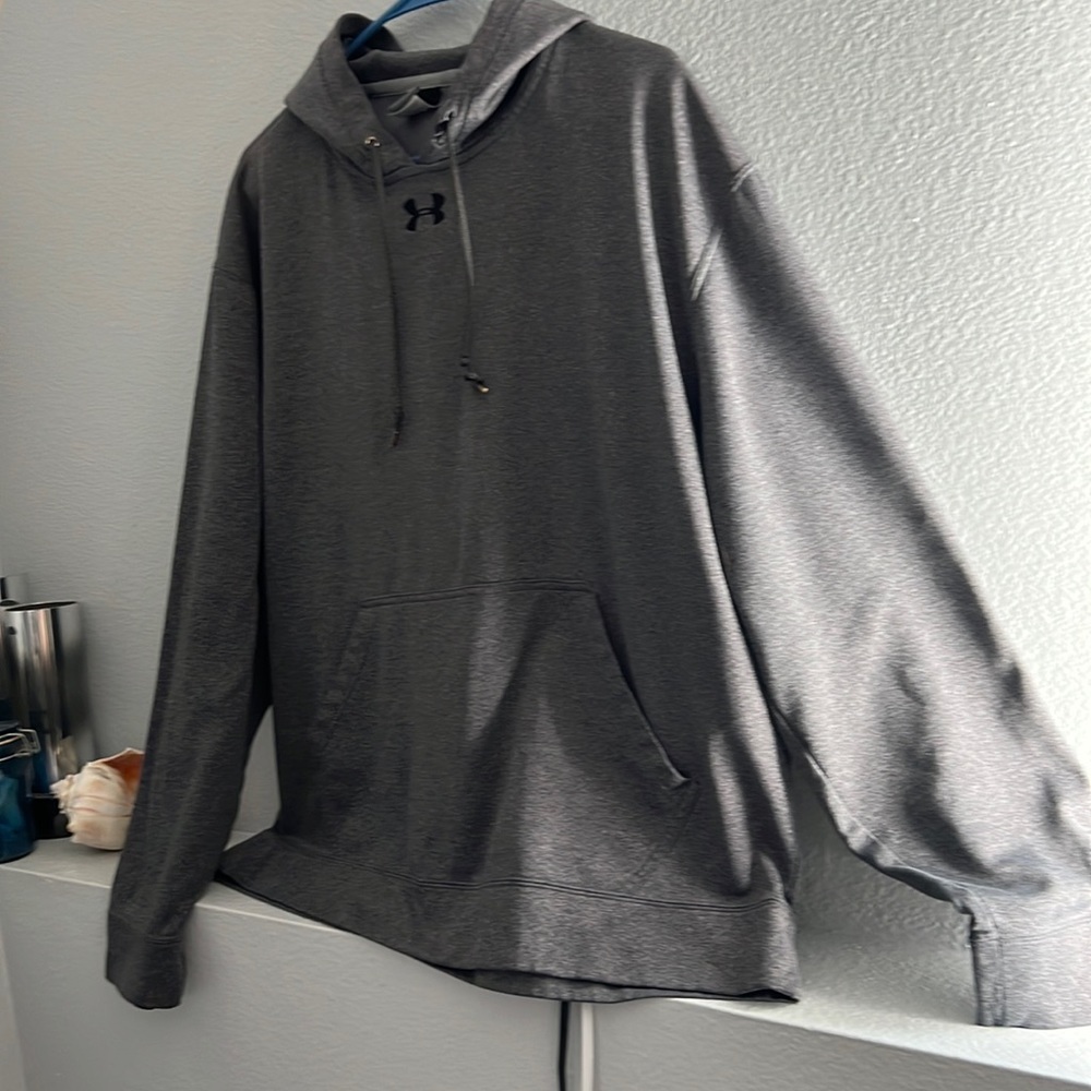 Gray Under Armor hoodie